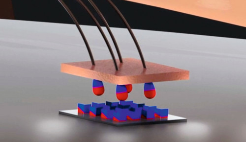 Künstliche elektronische Haut (E-Skin): Mit der Mikro-Origami- Methode passen viele mikroelektronische Komponenten auf engsten Raum. (Quelle: TU Chemnitz)