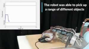 Abb. 2: Die Roboterhand konnte 11 von 14 Objekten korrekt aufnehmen