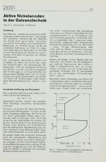 Aktive Nickelanoden in der Galvanotechnik