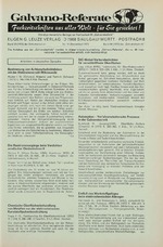 Galvano-Referate 11/1973
