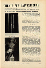 Chemie für Galvaniseure 02/1956