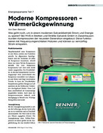 Energiesparserie Teil 7: Moderne Kompressoren – Wärmerückgewinnung