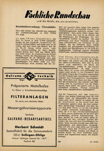 Fachliche Rundschau und Briefe, die uns erreichten 04/1954