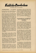 Fachliche Rundschau und Briefe, die uns erreichten 05/1954