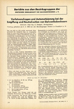 Aktuelles aus der Galvanotechnik 05/1962