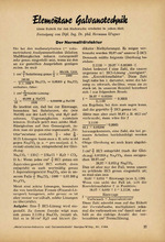 Elementare Galvanotechnik 01/1954