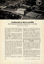 Fachbericht in Wort und Bild über die Deutsche Industriemesse Hannover (23. 4. – 3. 5.1960)