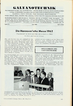 Die Hannoverische Messe 1962