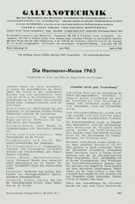 Die Hannover-Messe 1963
