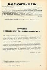 Deutsche Gesellschaft für Galvanotechnik