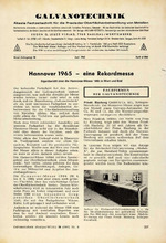 Hannover 1965 – eine Rekordmesse