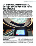 OT Berlin: Klimaneutralität, Energie sowie Vor- und Nachbehandlung – Teil 4 –