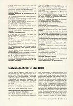 Galvanotechnik in der DDR