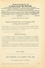 Stichwort-Register für den Jahrgang 1957 vorliegender Zeitschrift