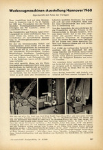 Werkzeugmaschinen-Ausstellung Hannover 1960