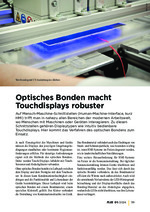 Optisches Bonden macht Touchdisplays robuster