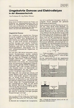 Umgekehrte Osmose und Elektrodialyse in der Abwassertechnik