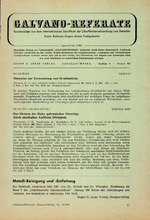 Galvano-Referate 11/1961