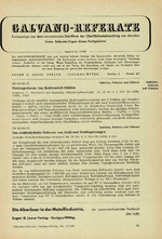 Galvano-Referate 11/1959
