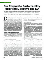 Die Corporate Sustainability Reporting Directive der EU