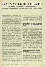 Galvano-Referate 08/1970