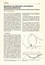 Resistenz von Galvanik- und anderen Abwasserschlämmen