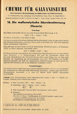 Chemie für Galvaniseure 01/1956