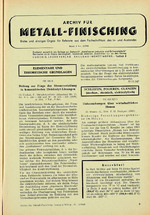 Archiv für Metall-Finisching 02/1958