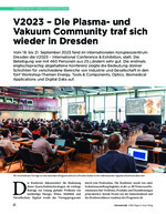 V2023 – Die Plasma- und Vakuum Community traf sich wieder in Dresden