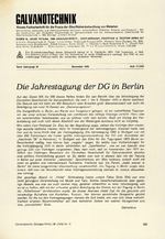 Die Jahrestagung der DG in Berlin