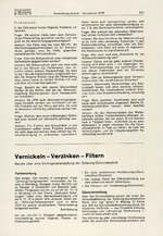 Vernickeln – Verzinken – Filtern