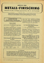 Archiv für Metall-Finisching 01/1956