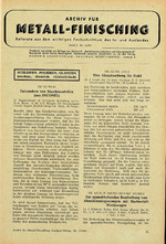 Archiv für Metall-Finisching 03/1956