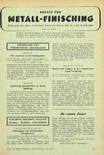 Archiv für Metall-Finisching 11/1954