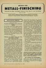 Archiv für Metall-Finisching 06/1955