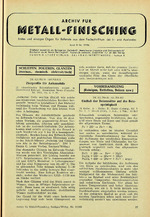 Archiv für Metall-Finisching 09/1956