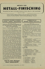 Archiv für Metall-Finisching 10/1955
