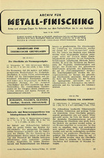 Archiv für Metall-Finisching 12/1957