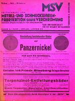 Zeitschrift für Metall- und Schmuckwarenfabrikation sowie Verchromung 08/1934