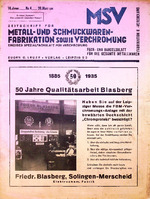 Zeitschrift für Metall- und Schmuckwarenfabrikation sowie Verchromung 04/1935