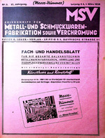 Zeitschrift für Metall- und Schmuckwarenfabrikation sowie Verchromung 03/1936