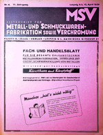 Zeitschrift für Metall- und Schmuckwarenfabrikation sowie Verchromung 04/1936
