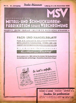 Zeitschrift für Metall- und Schmuckwarenfabrikation sowie Verchromung 11/1936