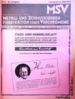 Zeitschrift für Metall- und Schmuckwarenfabrikation sowie Verchromung 04/1937