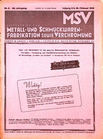 Zeitschrift für Metall- und Schmuckwarenfabrikation sowie Verchromung 02/1939