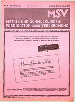 Zeitschrift für Metall- und Schmuckwarenfabrikation sowie Verchromung 04/1939