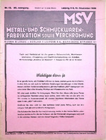 Zeitschrift für Metall- und Schmuckwarenfabrikation sowie Verchromung 13/1939