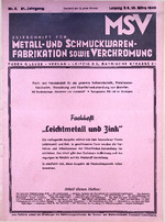 Zeitschrift für Metall- und Schmuckwarenfabrikation sowie Verchromung 03/1940