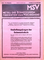 Zeitschrift für Metall- und Schmuckwarenfabrikation sowie Verchromung 05/1940