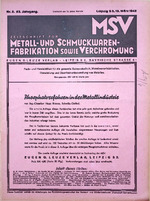 Zeitschrift für Metall- und Schmuckwarenfabrikation sowie Verchromung 03/1942